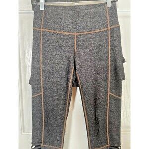 Athleta Womens Vintage cropped Leggings soft knit Size S